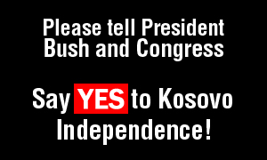 Say YES! to Kosova Independence - American Council for Kosova
