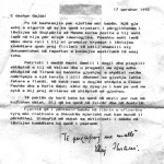 Description : Faksimile e letrës që i ka dërguar xhaxhai Ihsani, Gajda Toptanit